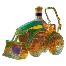 3D Whisky Decanter Bottle Art