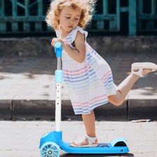 Kids scooter wheels foldable - scooter, 3