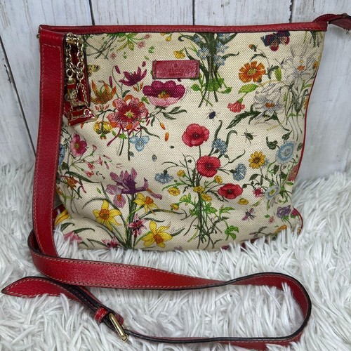 Gucci flora canvas - canvas, shoulder