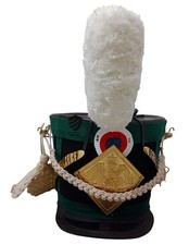 French Shako Helmet With White Long Plume Military Napoleonic Officer Shako Helm