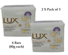 6 X Lux Bar Soap Bright