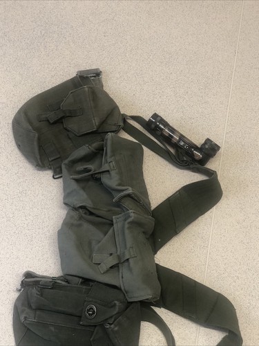 British army webbing etc torch - british,