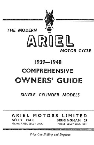 1939 1949 ariel singles - ariel,