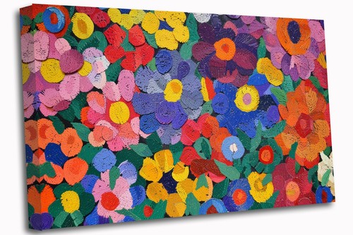 Flowers colourful abstract - ,