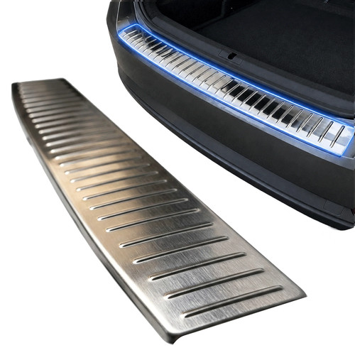 Chrome rear bumper protector - chrome,