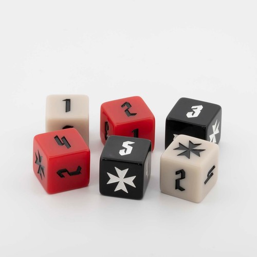 Maltese cross dice - maltese,