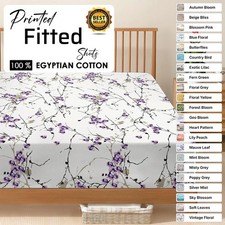 100 egyptian cotton printed - 100%,