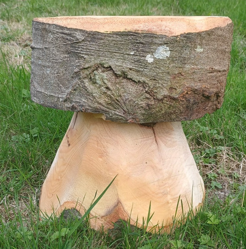 Mushroom stool garden fire pit