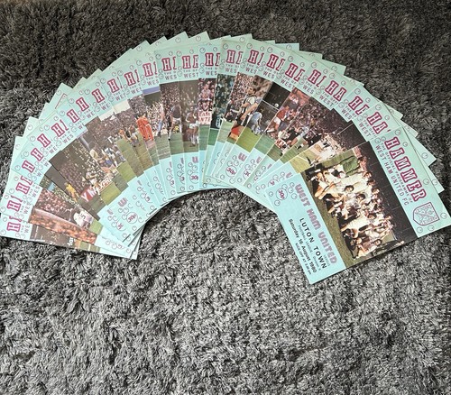 West ham united programmes - west,