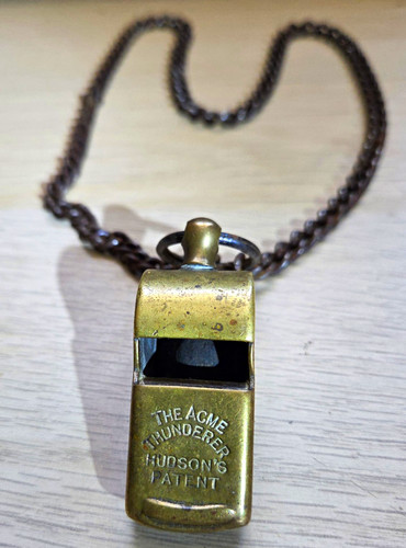 Acme thunderer hudson - hudson's, patent