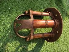 19th century antique Musgrave Belfast Cast Iron horse harness tack rack