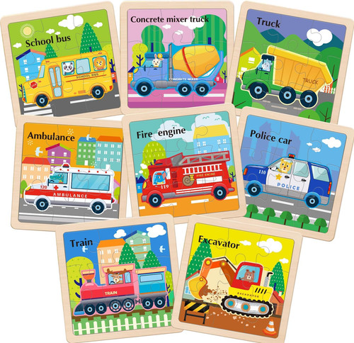 Wooden puzzles for toddlers - puzzles,