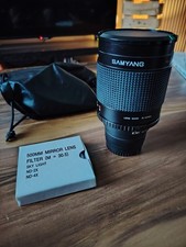SAMYANG F=500mm 1:8.0 Mirror Lens With Nikon F Mount Adapter