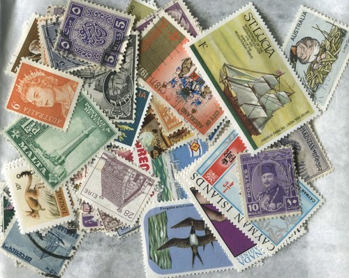 British colonies 100 stamps - 100,