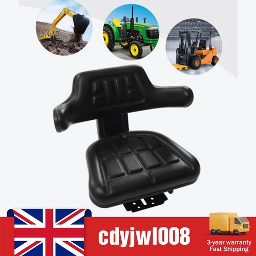 Tractor suspension seat - tractor, black
