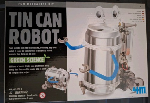 Meccano tin can robot - tin,