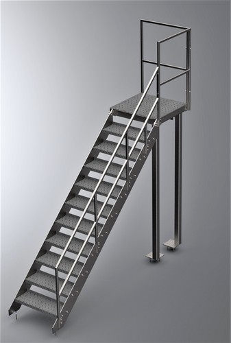 High 750mm fire escape - x,
