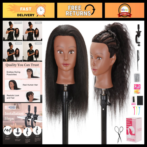 100 human hair mannequin - 100%,