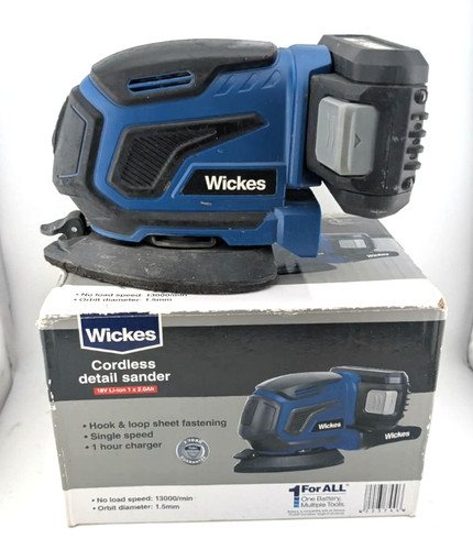 Wickes 18v cordless sander - wickes,
