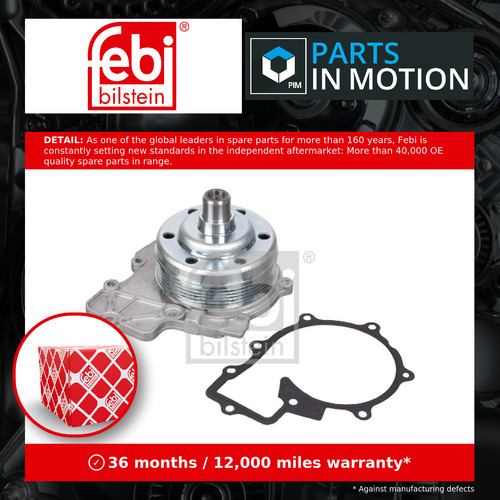 Water pump fits mercedes - pump,