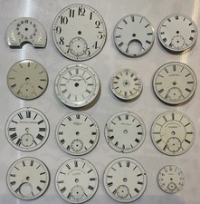 16 VINTAGE ENAMEL POCKET WATCH