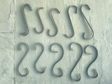 Wrought Iron Metal Scrolls Unpainted