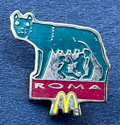 Mcdonalds pin badge - mcdonalds,