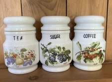 Vintage milk glass tea - vintage,