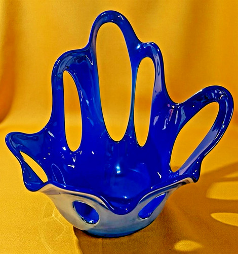 Vintage murano style cobalt - vintage,