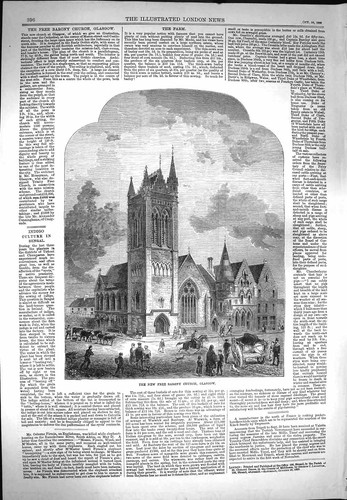 Original old antique print - old,