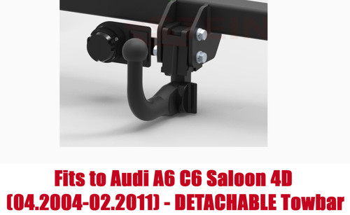 Detachable tow bar for audi - detachable,