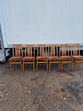 Set six danish teak dining - six,