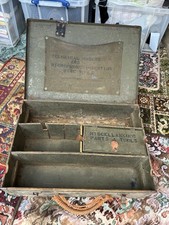 US Military M6 Steel Chest, Trunk Vintage Rare