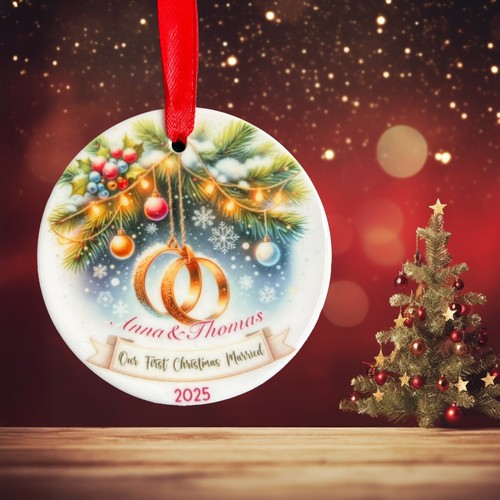 Personalised christmas bauble - christmas,