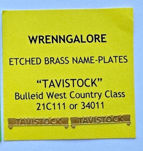 Wrenn etched name plates for - wrenn,