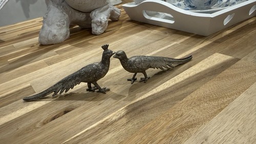 Pair vintage silver coloured - silver,
