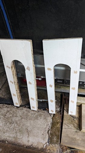 Transom repair jig - transom,