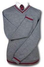 Grey School Uniform Jumper -