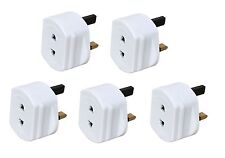 5 Pack Shaver Adaptor UK to 2