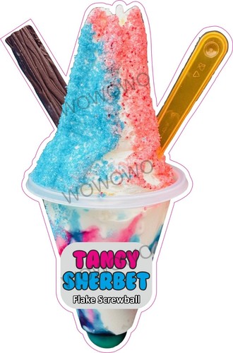 Ice cream van sticker mixed - ice,
