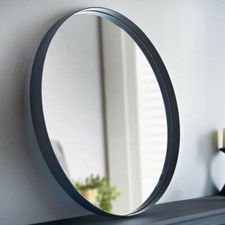 Large Gold Round Wall Mirror