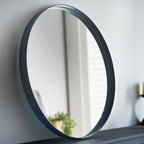Large gold round wall - gold, mirror