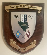 Bosnia military plaque - ,