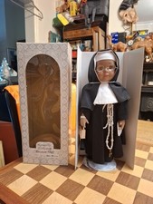 Vintage Boxed Leonardo Collection Porcelain Doll Hand Painted Sister Theresa Nun