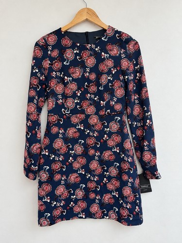 Zara navy floral mini - zara,