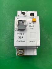 Crabtree 32A Type 1 30mA