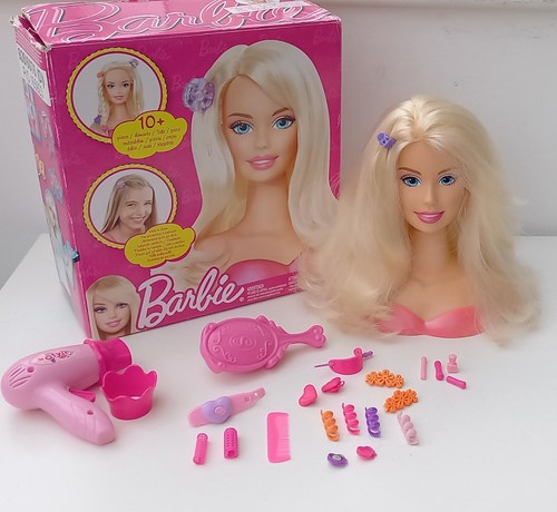 Barbie styling head hair - barbie,