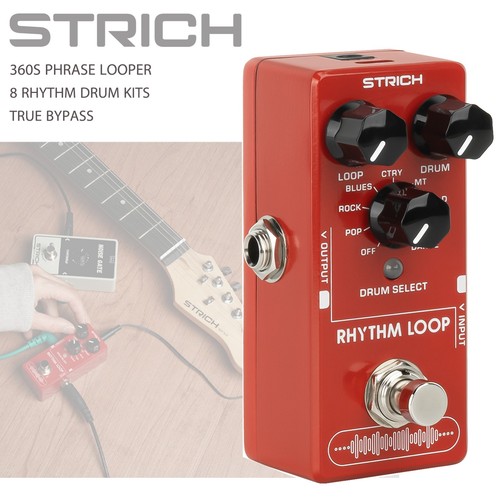 Strich loop guitar pedal - guitar, with