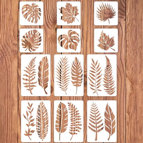 12pcs large leaf painting - large,