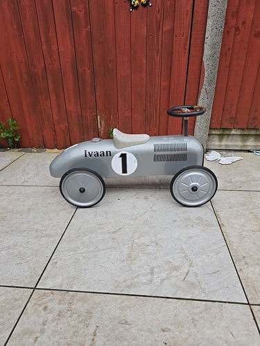 Retro speedster silver race - retro,